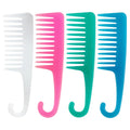 Personalized Wholesale Quality Large Men Hairdressers Rake Wide Tooth Hair Barber Styling Afro Comb Carbon Custom Logo