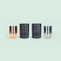 Custom Eco Friendly Black Candle Paper Box Kraft Paper Round Cylinder Cardboard Packaging Tubes for Gifts