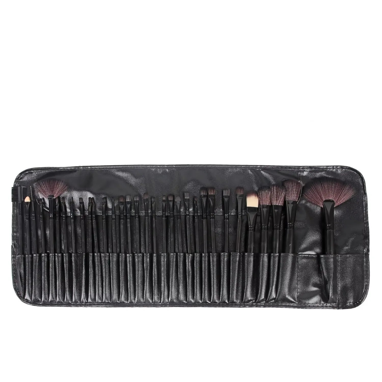 32pcs Professional Makeup Brush Set Synthetic Hair & Plastic Handle With PU Bag Whole Set Beauty Tools Gift for Women Makeup