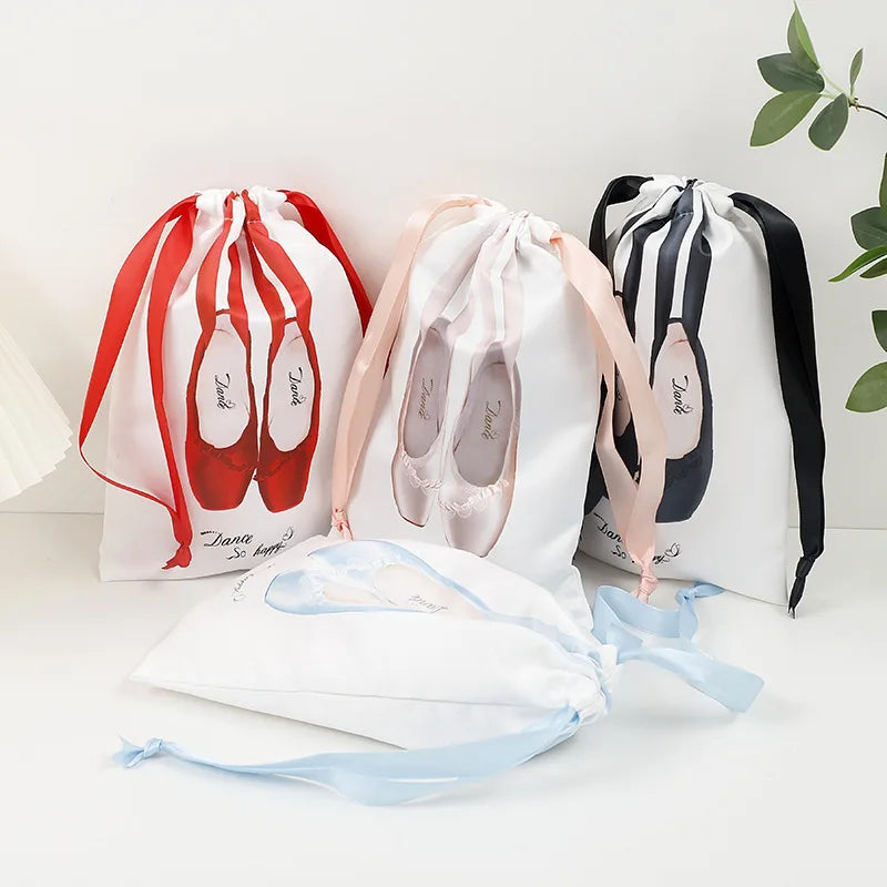 Top Selling Satin Ballet Dance Bag Jazz Latin Dance Shoes Bag for Girls