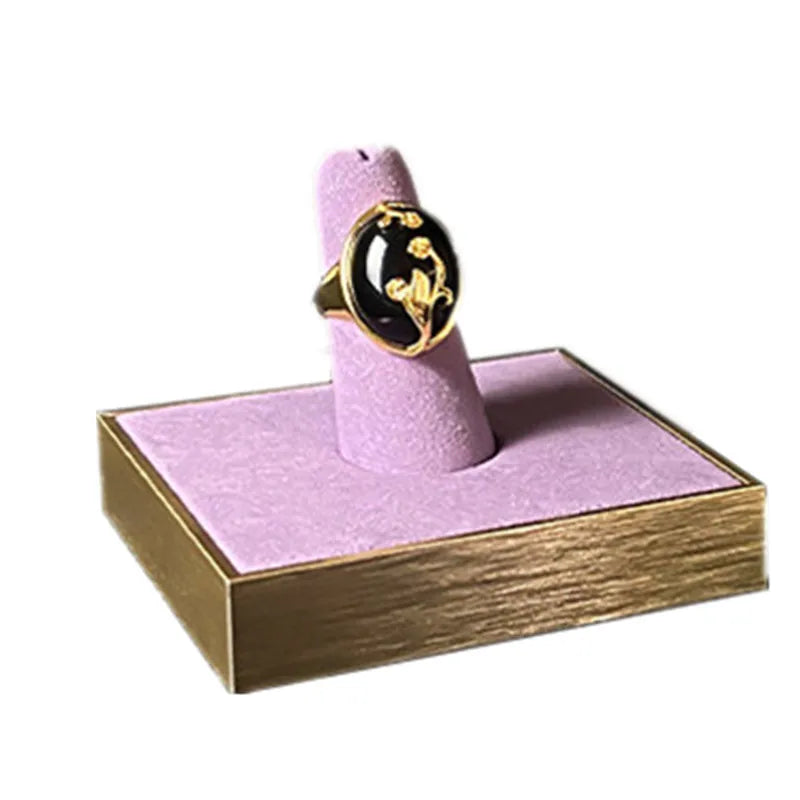 Wholesale Multi-color Finger Ring Holder Metal Ring Jewelry Display Stand