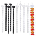 Grocery Accroche PVC Snacks Hanger Barra Colgante Retail Display Hanging Plastic Clips Strips for Snacks