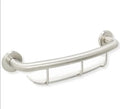 Washbasin Safety Armrest Shower Grab Bar with Shelf by Grab Bar Specialists - ADA Safety Handrail for Bathroom Bathtub Home