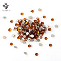 Factory Wholesale Topaz Color Crystal Non Hot Fix Rhinestones Clothing Accessories