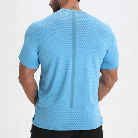 2023 New Fitness t Shirt Custom Print Quick Dry Men's t Shirt