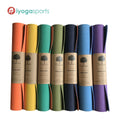 100% Natural Rubber Yoga Mat 4.5mm Thick Super Grippy Anti Slipping Mat Custom logo Size Color
