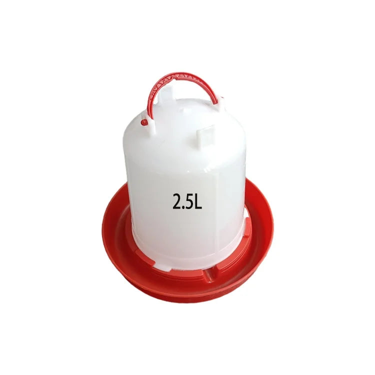 New 2L PP Plastic Animal Poultry Feeder Drinker Chicken Water Drinkers