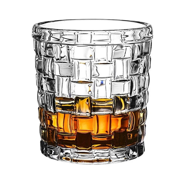 Hot Sale Lead-free Glass Crystal Transparent Wine Whiskey Glass Cup Vintage Glass Mug
