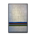 Colorful Geometric Blocks Mosaic Handmade Paper 3D Framed Wall Art for Home Decor