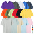 AI-MICH Branded Wholesale 100% Cotton T-Shirt Promotion Marketing Customize Logo Tee Sublimation Shirts Blank Plain Tee T Shirts