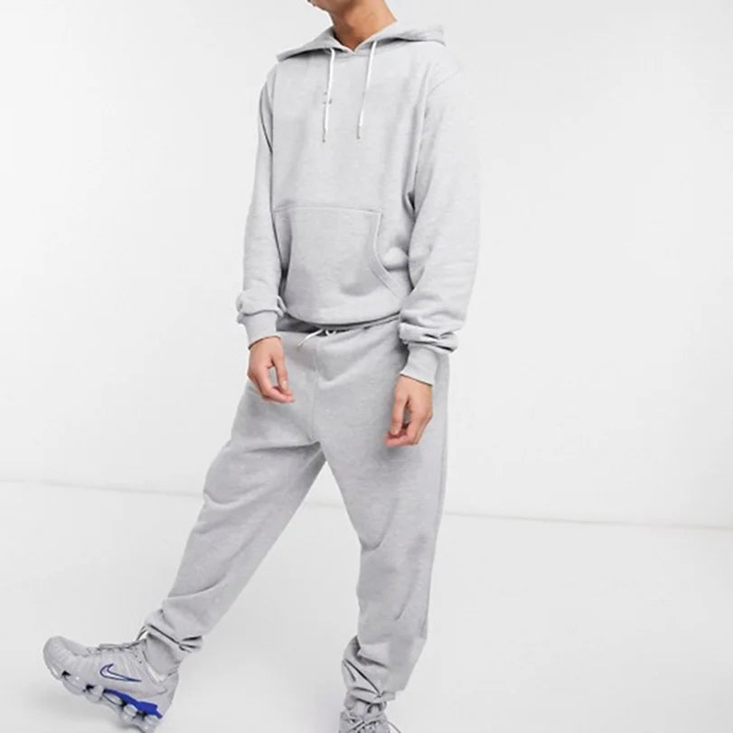 Unisex Hoodie Set Tracksuit for Men Custom Hoodie Sets Unisex Plain Tracksuits