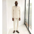 Latest Coat Design Men Suits Tailor-Made Tuxedo 2 Pieces Blazers Pant Wedding Party Singer Groom Costume Homme