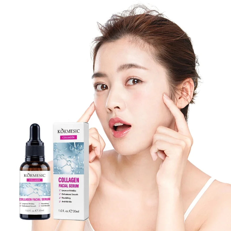 KORMESIC OEM ODM Wholesale Private Label Facial Skin Care Face Moisturizing Lightening Face Collagen Serum