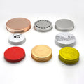 Aluminum Screw Lid Cap for Glass Mason Jar Storage Canister with Inner Liner Custom Color Logo 38mm 43mm 68mm 72mm 83mm