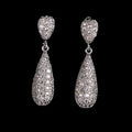 Female Simple Geometric Earrings Micro-inlaid Drop Earrings Lady's Earrings Fashion Jewelry