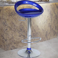 Modern ABS PP Kitchen Bar Stools Chair Adjustable Metal Frame for Dining Outdoor Cafe Living Room Hotel Home Bar for Bedroom