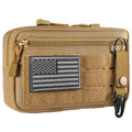 Utility Laser Cut Tactical Molle Admin Pouch EDC Tool Pouch Bag for Organizer Holder