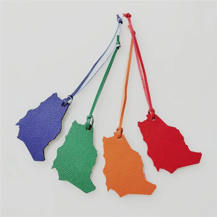 Wholesale Cute Saudi Arabia Map Shape Keychain Bag Charm Bag Pendant Gifts for Women