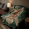 Embroidery Jacquard Cherish Decorative Tapestry Woven Blanket Hot Style Portable Custom Design Throw Blanket With Tassel