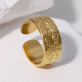 Beimai OEM Anillo Wholesale Open and Non-fading Punk Titanium Steel Women Men Ring