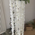 Ceiling Decoration Plant Silk Artificial Wisteria Flower Hanging Flower for Decoration