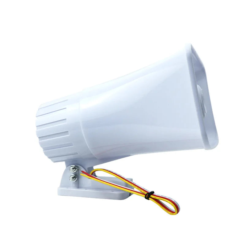 ZICHEN   Wired Alarm Siren Horn DC 12V  Electronic Auto Siren Speaker