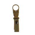 Portable Nylon Webbing Belt Clip with Carabiner Hanging Buckle Water Bottle Ring Holder Keychain for Camping Hiking Traveling