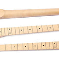 22 Frets Unfinished Electric Guitar Neck Replacement Blank Maple Guitar Neck ST for Wholesale