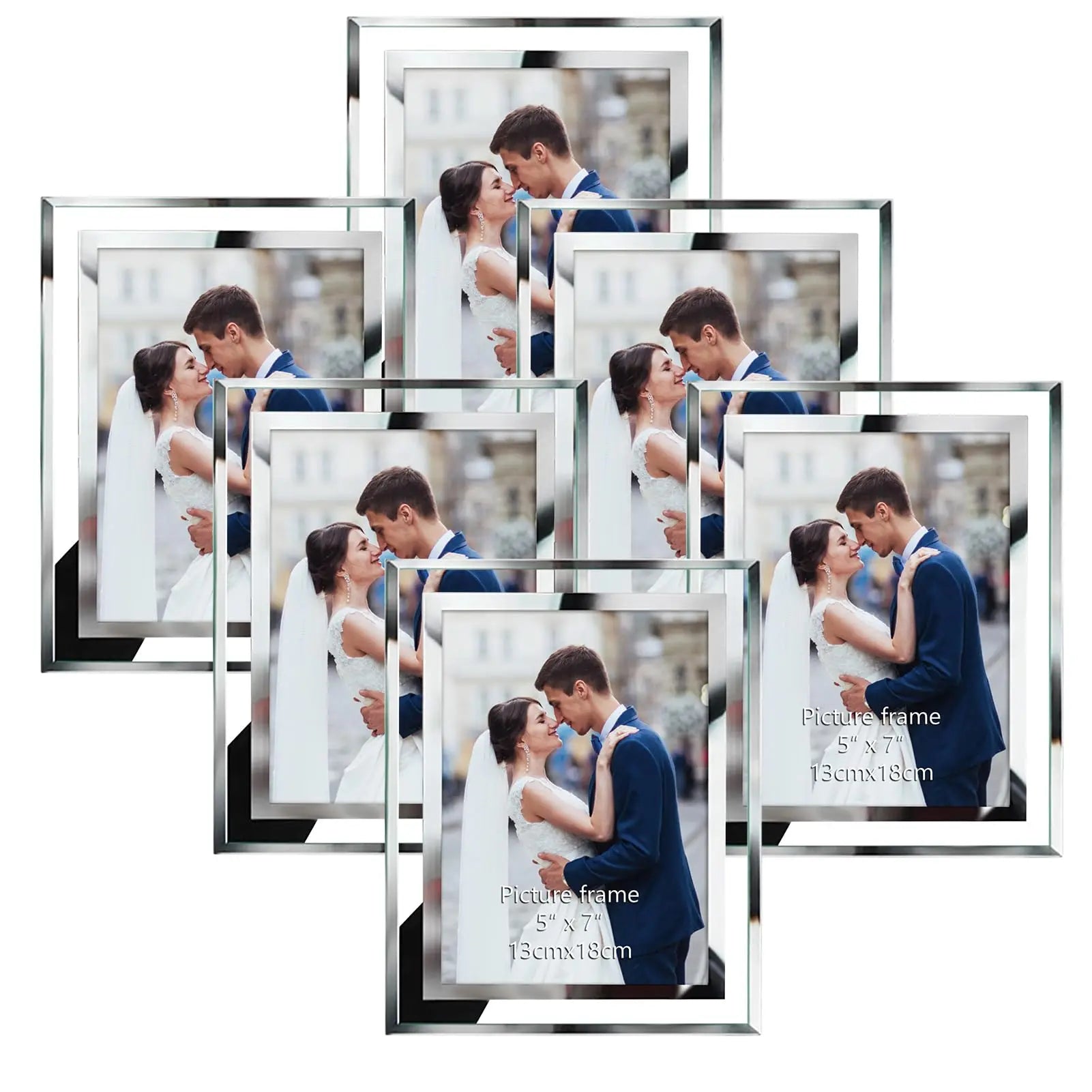 A4 A5 4x6 5x7 8x10 Glass Photo Frame Business License Crystal Frame Picture Frame Glass Crystal Photo Frame Table Decorative Use
