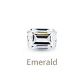 Emerald Shape Loose Moissanite  D EF GH Gate Flawless Jewelry
