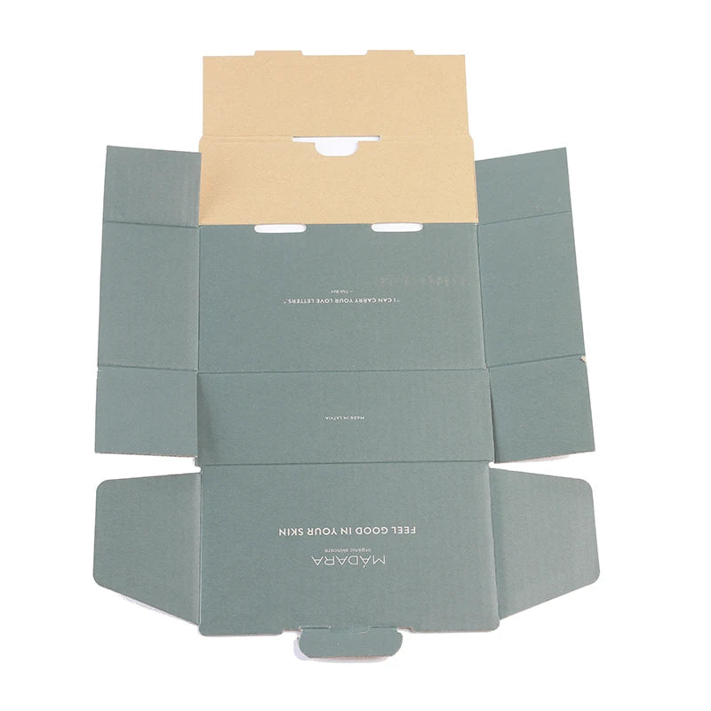 Eco Friendly Custom logo  Kraft Paper Online Business Express Shipping Customized Clothes Shoe Die Cut Black Mailing Packaging