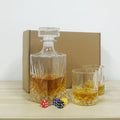 2025 Best Sale Luxury Crystal Whiskey Decanter Set Customized Business Gift with Gift Box for Birthdays
