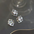 Colorful Sparkling Retro Palace Version Nail Art Fabric with Zircon Elements Super Sparkling Nail Rhinestones Decoration