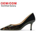 2025 New High Quality Woman's Party Subtle Gradient Color Shoes Pointed High Thin Heels Height Increasing Brand Shoes for Women