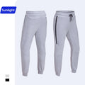 Hot Sale Knitted Design Plus Size Training Lace up Sweat Track Pant Men's Jogger Pants