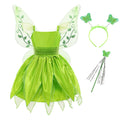 Classic Tinker Bell and Fairy Rescue Girls' Costume for Party Accessory