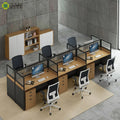 Foshan Furniture Supplier Xinda Clover Office Cubicle Workstation Modern for 2 4 6 8 Person