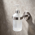 Chrome Wall Mounted Shampoo/Soap Dispenser Holder with Pump for Bathrooms for Hotels Hand Soap Dispenser Type MegaBDM