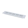TOPCENT Aluminum Kitchen Cabinet Door Return Vent Ventilation Grille for Cabinet Doors