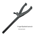 Y-Type Flywheel Leather Plate Magnetic Motor Fixed Card Wound Caliper Kinetic Cars Maintenance Tool