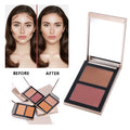 Wholesale Private Label Waterproof High Pigment Bronzed Power 8 Colors Contouring Pressed Concealer Powder