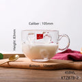 Blinkmax Glass Tea Cup for Crystal Glass Ice Cream  Cup Dessert Bowl Yogurt Ice Cream Round Tempered Glass Bowl