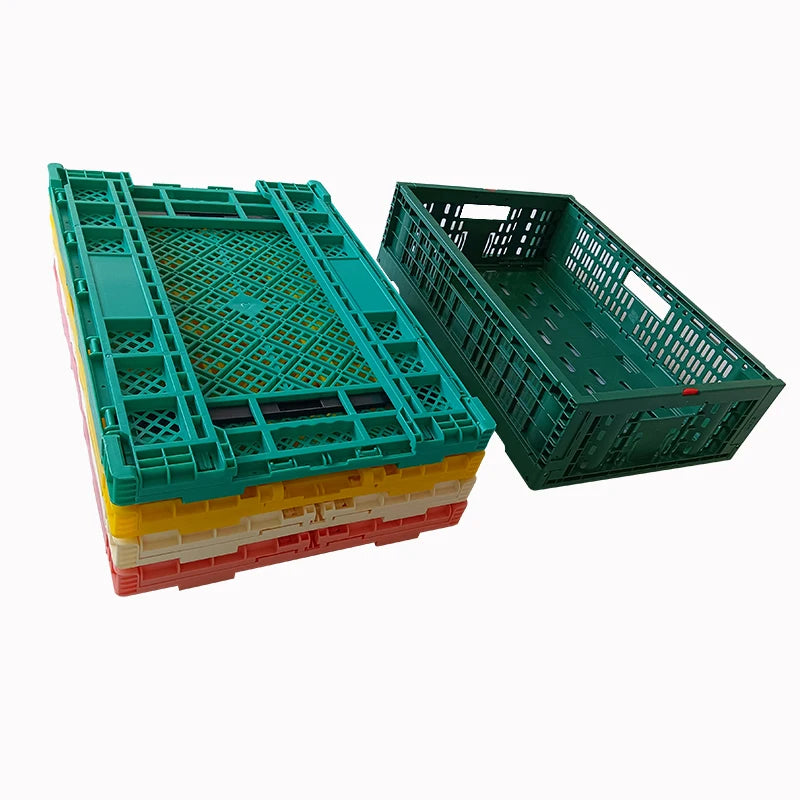Factory Wholesale Plastic Crates Stackable Custom Good Durability Stacking Fruit Vegetable Baskets