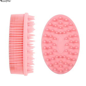 Wanmei Salon Silicone Scalp Head Shampoo Soft Small Bristle Cleaning Brush for Baby