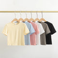 Women Soft Comfort Quick Dry Lightweight Crop Yoga Tops