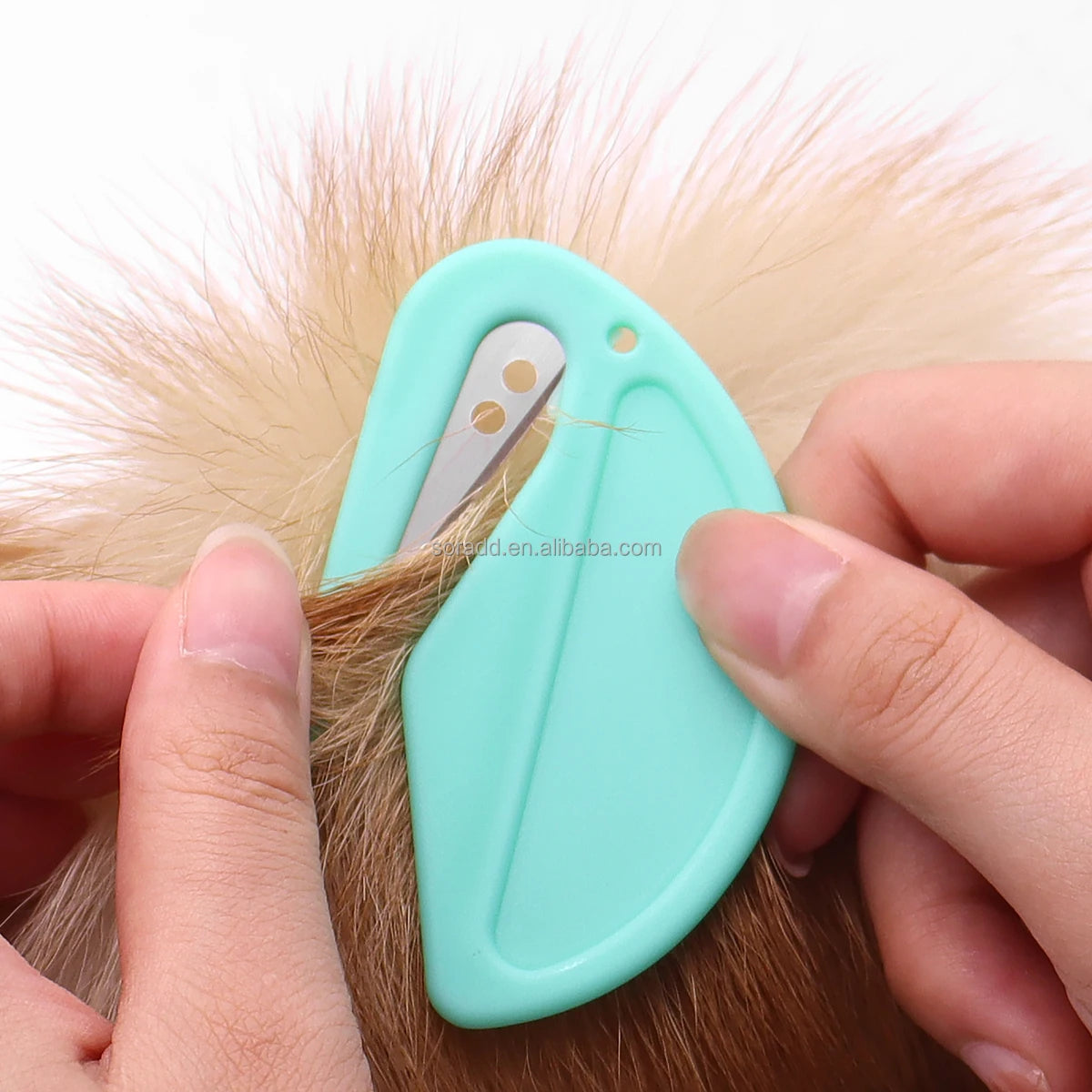 2024 Multifunctional ABS De Knotting Comb Pet Grooming Tool Dogs Cats Removes Tangled Loose Hair Pet Hair Shedding Tool Supplies
