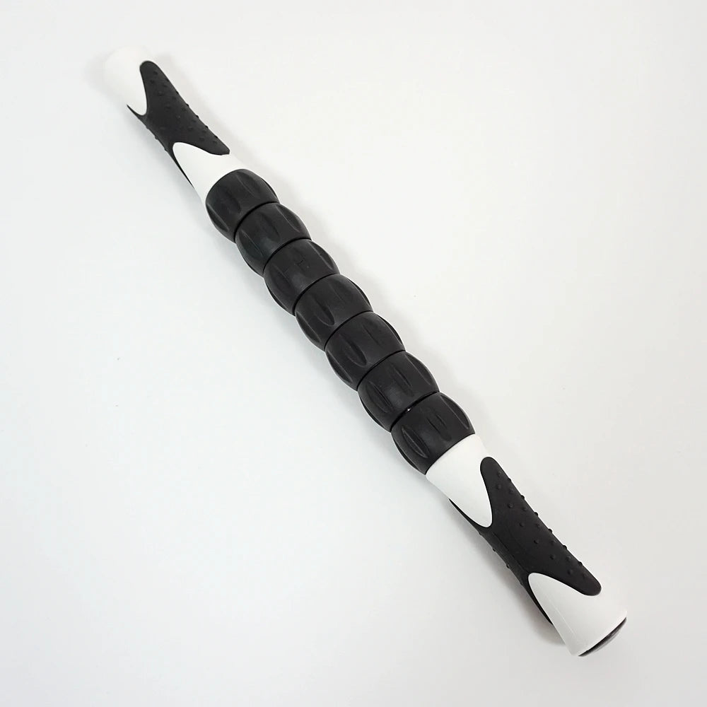 Factory Supply Customized Yoga Foot Back Handled Massage Roller Stick for Relief Muscle Soreness