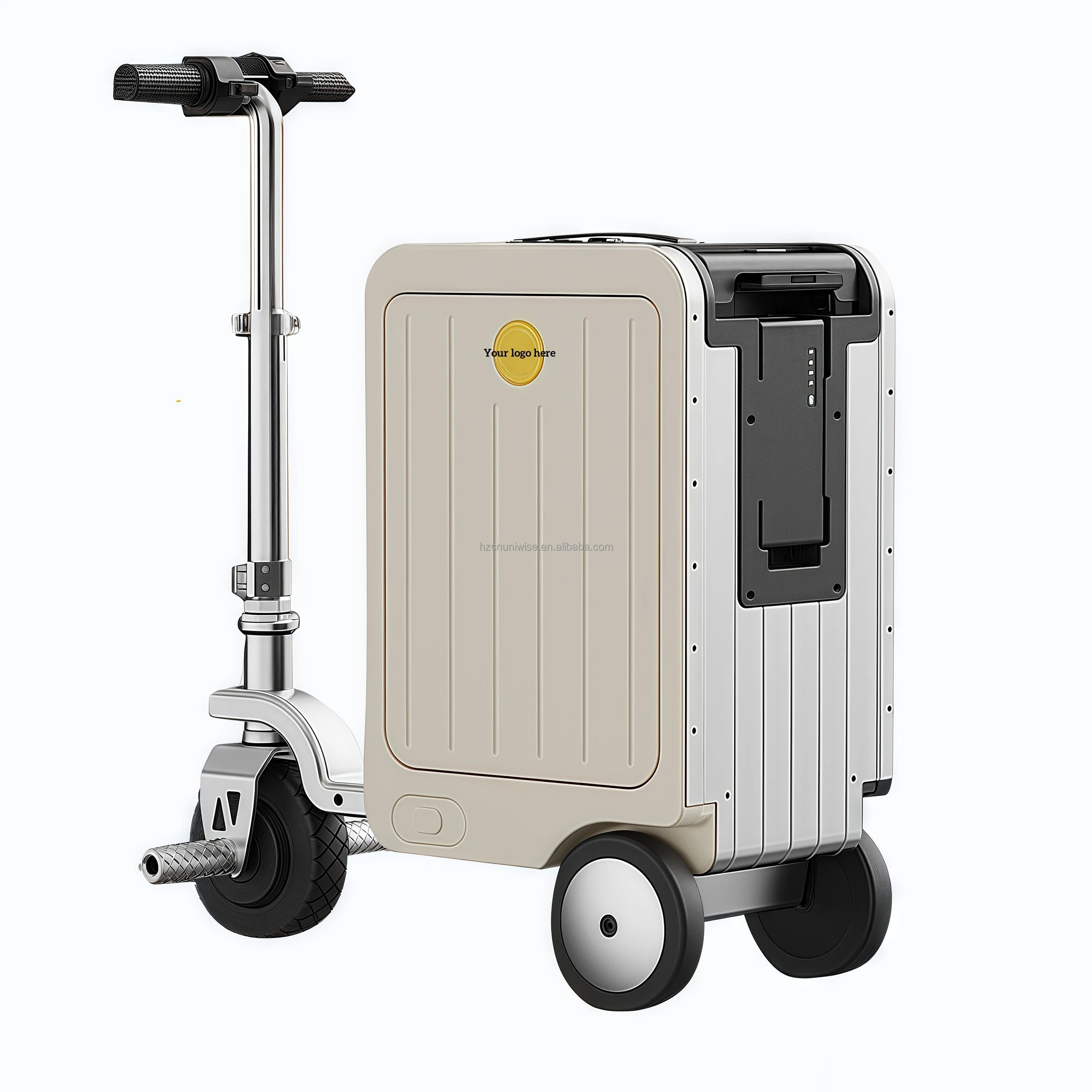 Motorized Self-Propelled Suitcase 3 Wheels 13MPH 28L Capacity TSA Lock Airline Approved