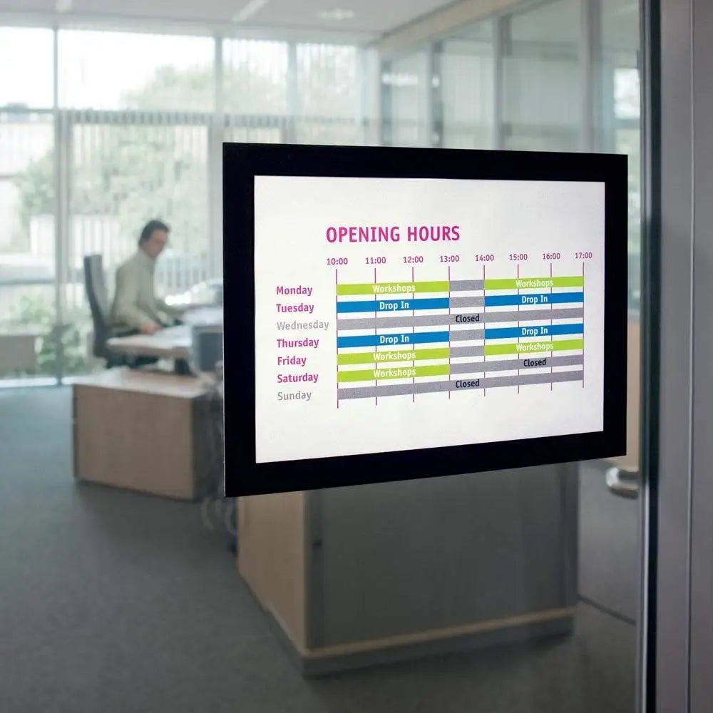 Magnetic File Frame Transparent Document Display Frame for A4 Size