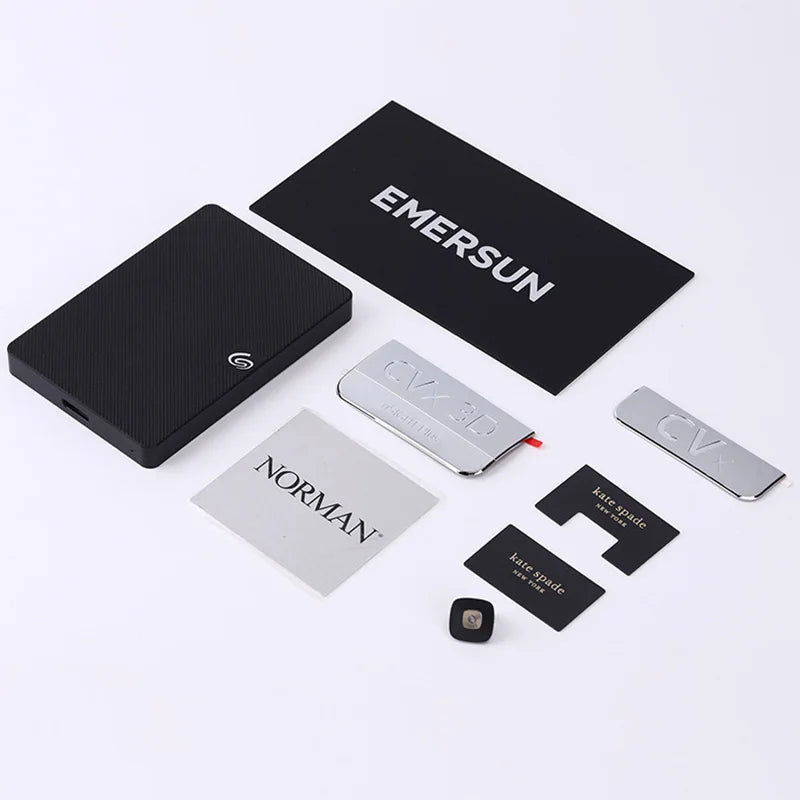 Custom Nickel Metal Label Electroplate Gold Split Character Self-Adhesive Label Sticker